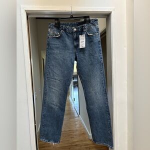 Zara slim-fit straight leg jeans